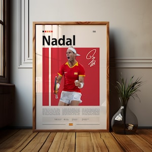 Rafael Nadal, Spain, ATP Tour, Poster