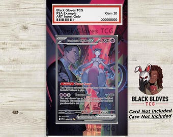 Team Rocket's Mewtwo ex 231/182 Extended Art Insert for PSA / Graded Guard