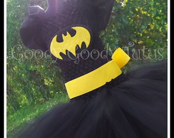 I'M BATGIRL Batman Inspired Tutu Dress - Yellow or Pink