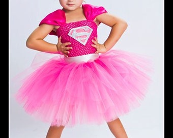 SMALLVILLE SWEETHEART Supergirl Inspired Tutu Dress