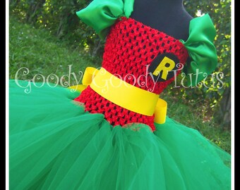 ROCKIN ROBIN Batman and Robin Inspired Tutu Dress