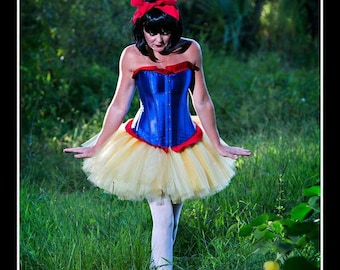 BAD APPLE Snow White Inspired Tutu and Corset Set