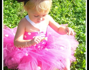 MISS MINNIE Tutu Costume with Corseted Top and Ears