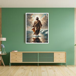 Victory in Jesus | Christian Art | Bible Art | Jesus Art | Digital Download | Resurrection | Wall Art | Empty Tomb | Easter | Risen Lord