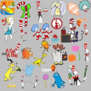 Dr Suess Png Bundle, Dr.Suess Png Sublimation, Dr.Suess Day Png, Dr. Suess Bundle, Read across America, Teacher Png, Teacher Life Png