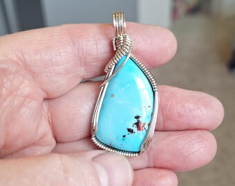 Sleeping Beauty Turquoise Pendant