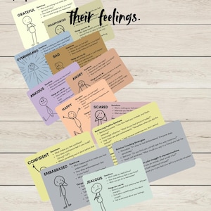 Conecta, 10 tarjetas didácticas para el apoyo emocional. Ayuda a los niños a comprender sus sentimientos y a los adultos a responder con empatía y comprensión.
