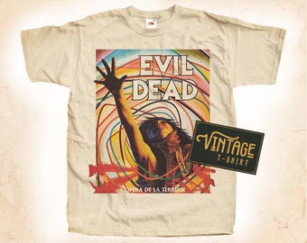 死霊のはらわた Tシャツ ティー ナチュラル ヴィンテージ コットン 