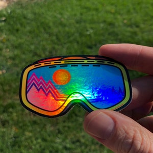 Ski What You See! Vinyl Holographic All Weather Sticker