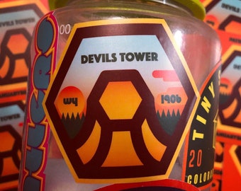 Devils Tower Vinyl Weather Proof Sticker