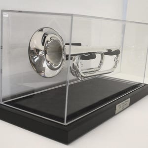 Trumpet Acrylic Case Frame Shadowbox Display with Mounting Hardware