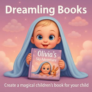 Personalized Kids Storybook PDF 10 Pages, Magical Kids&#39; Nighttime Adventure, Custom Name & Photo, Baby Shower Gift, Toddler Birthday Present