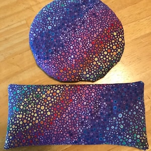 Master Healer--Clear Quartz--Gemstone Eye or Chakra Pillow