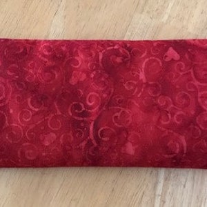 Courage, Strength and Vitality gemstone eye pillow with bloodstone.