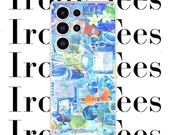 Y2K Frutiger Aero Handyhülle Samsung Android Nostalgisch Retro 90er Jahre 2000s ästhetisch