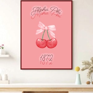 Alpha Phi Wall Poster