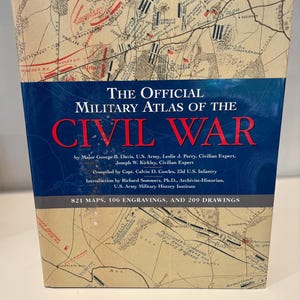 OVERSIZED Vintage Official Military Atlas of the Civil War (2003 Barnes & Noble Edition)