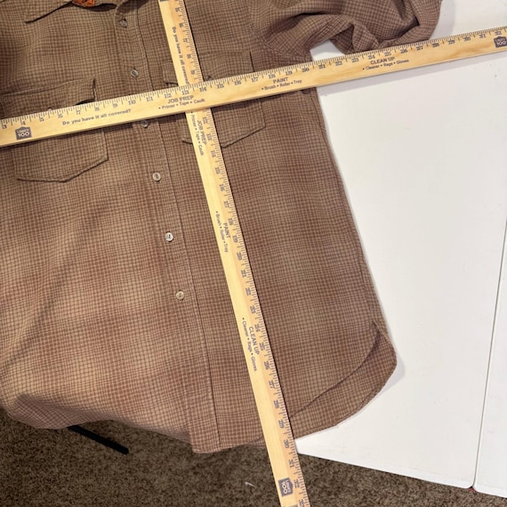 Vintage 50s Woolrich Wool Button Longsleeve Flann… - image 8