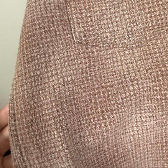 Vintage 50s Woolrich Wool Button Longsleeve Flann… - image 7