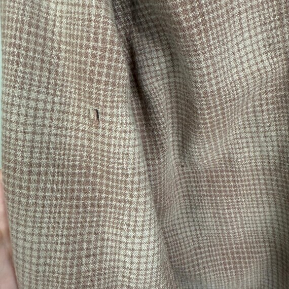 Vintage 50s Woolrich Wool Button Longsleeve Flann… - image 6