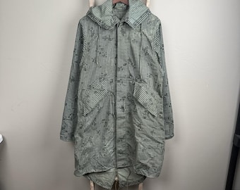 Vintage 83' US Military Digital Night Camo Fishtail Parka Jacket Xsmall