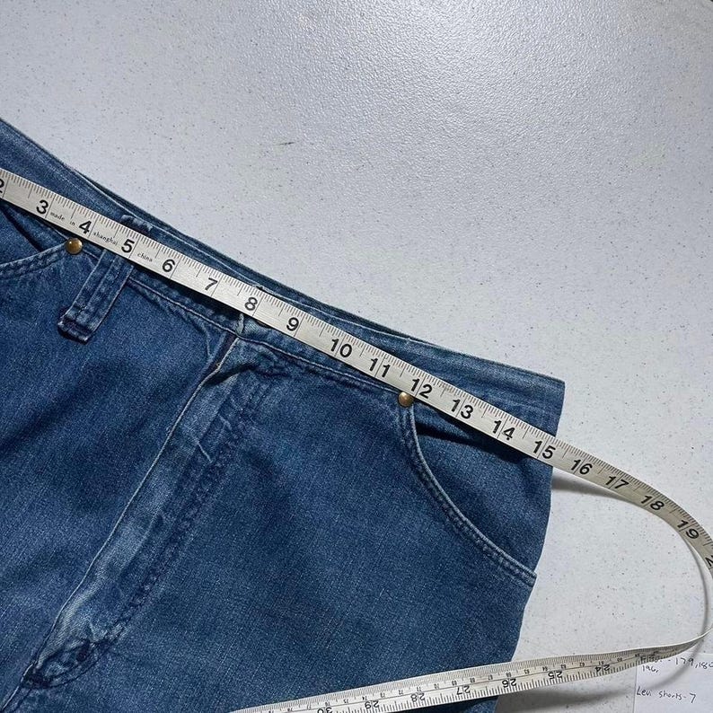 Pantalones vaqueros acampanados de mezclilla Wrangler para mujer, estilo vintage de los años 60, fabricados en EE. UU., talla 30x25, 16 imagen 7