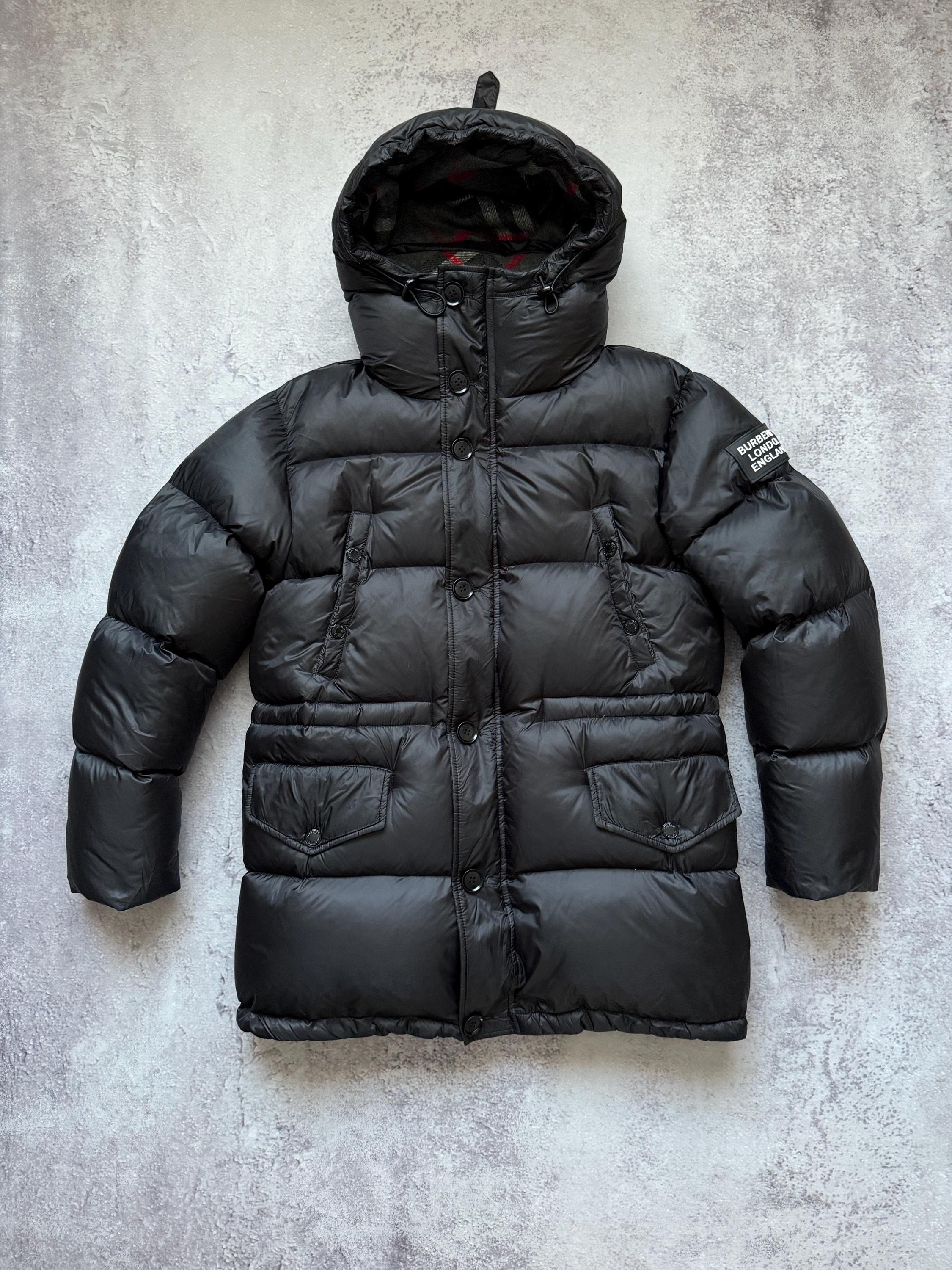RRP 1390 Burberry London England Lockwell Puffer Long Down Jacket
