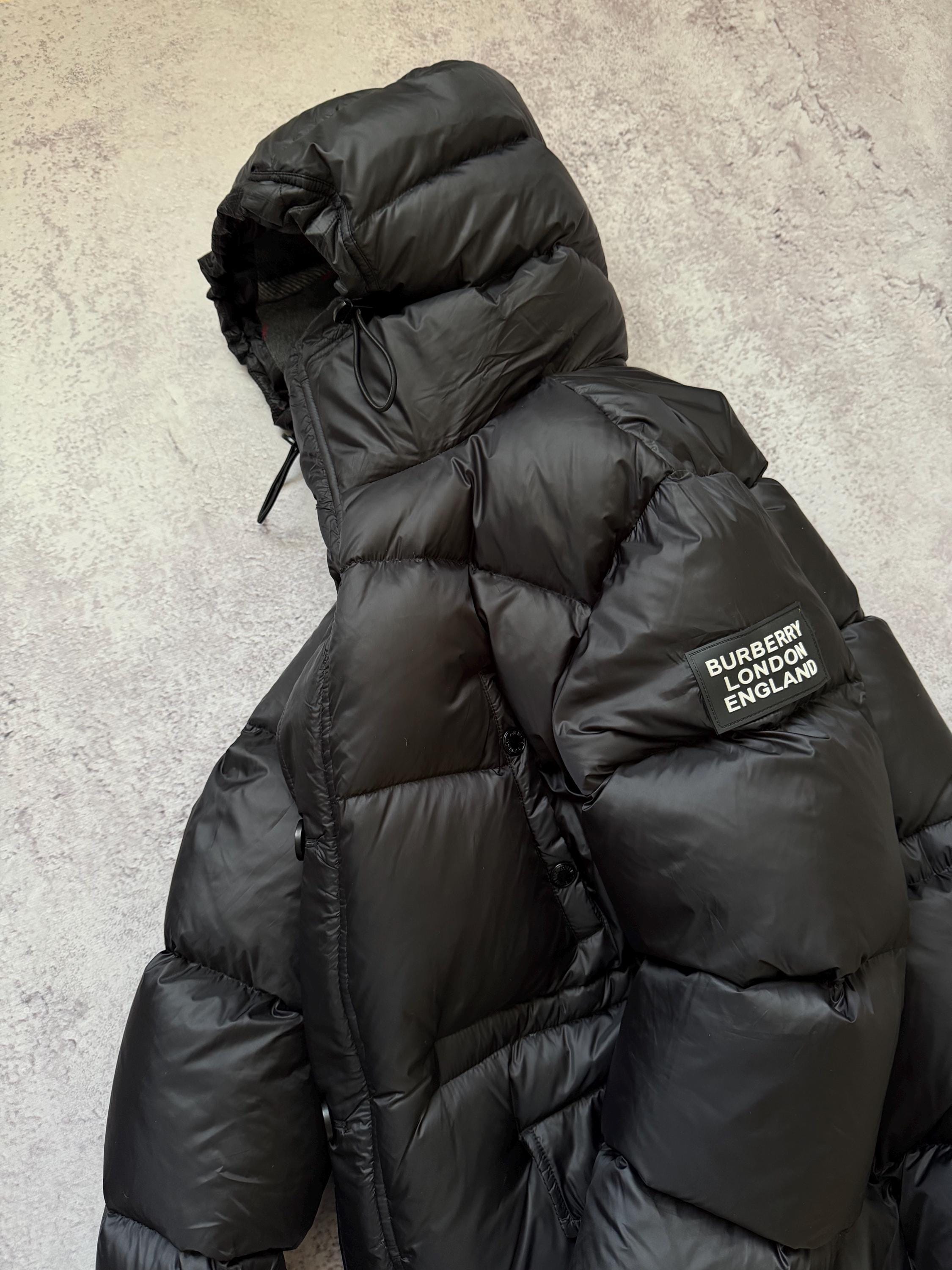 RRP 1390 Burberry London England Lockwell Puffer Long Down Jacket