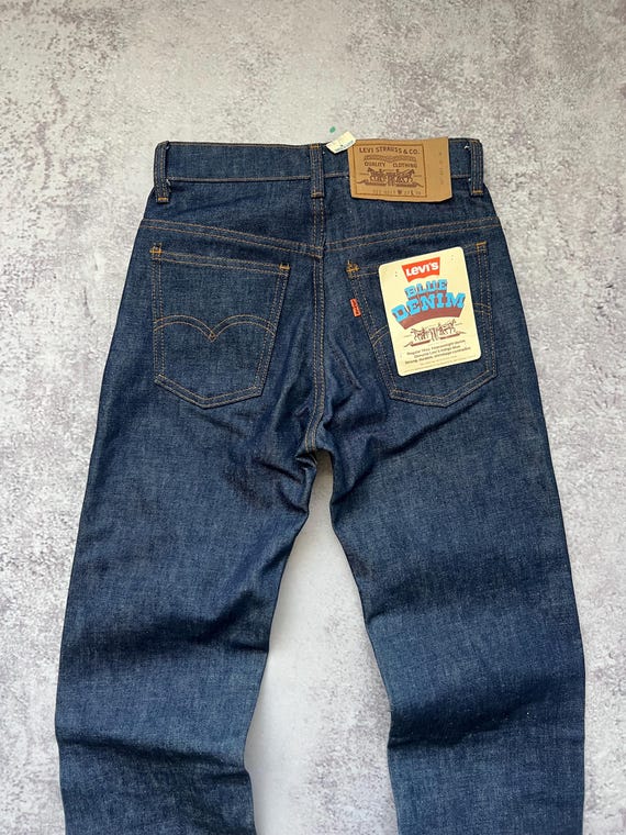 70s Rare Vintage Retro Levis 527 Blue Denim Pants Made IN USA