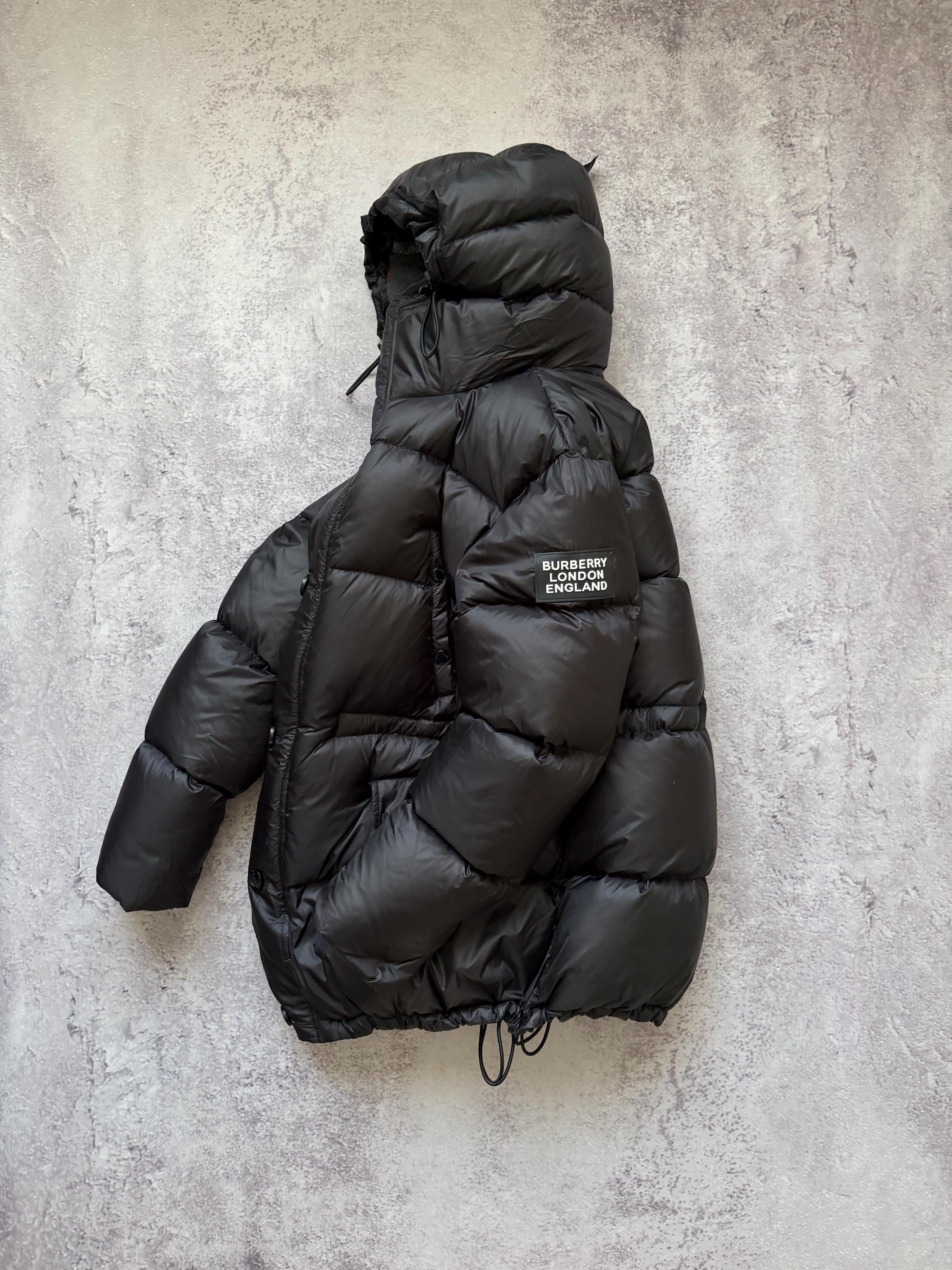 RRP 1390 Burberry London England Lockwell Puffer Long Down Jacket