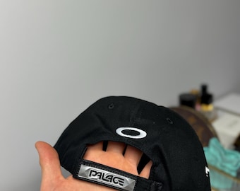 Palace X Oakley 6 Panel Cap Black OSFM Adjustable Skateboards Hat