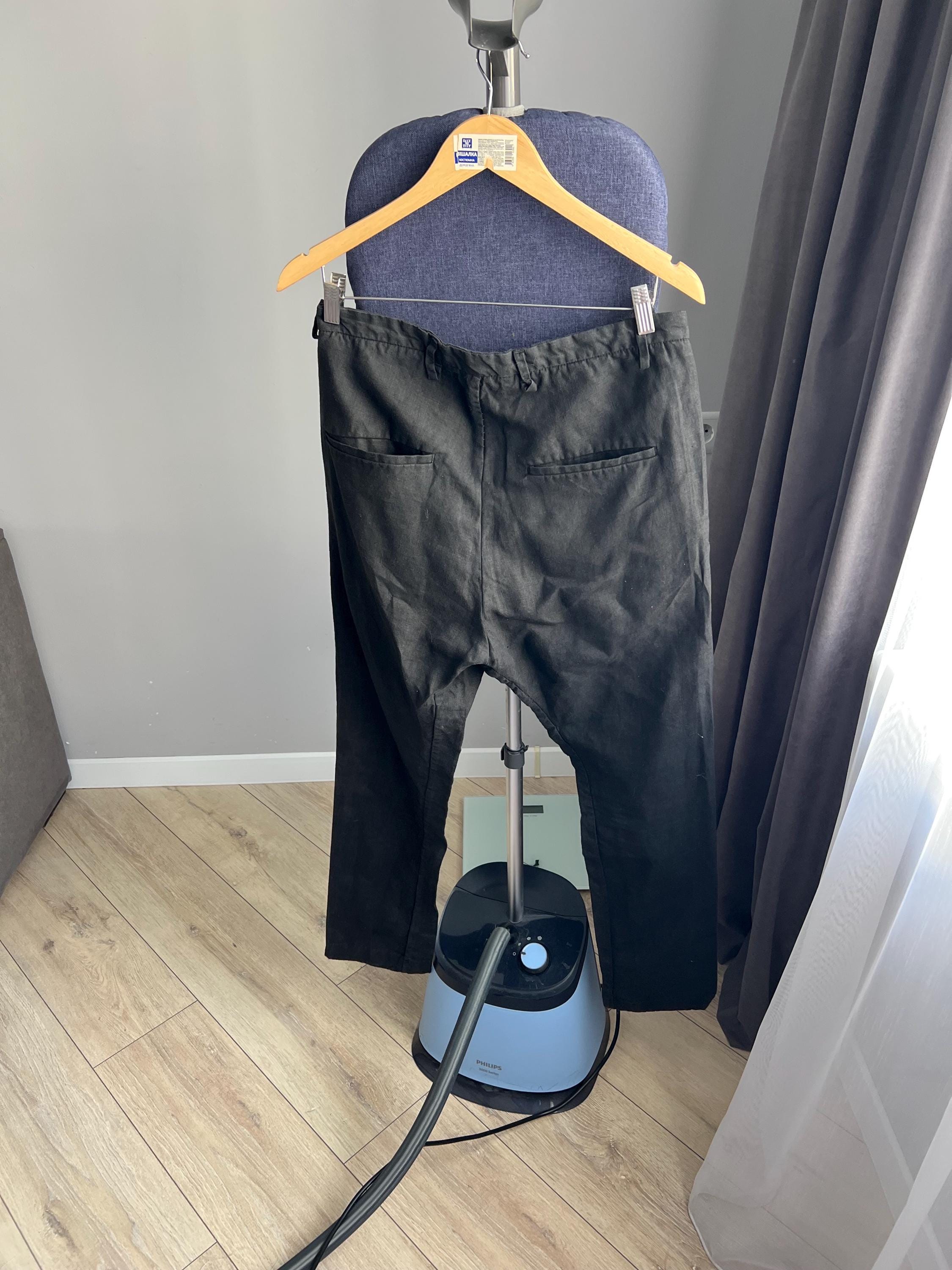 Avant Garde Layer-0 Black 100 % Linen Trousers Pants SS16 Size 