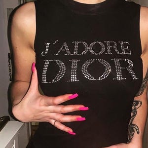 J'adore dior tank top - Etsy 日本