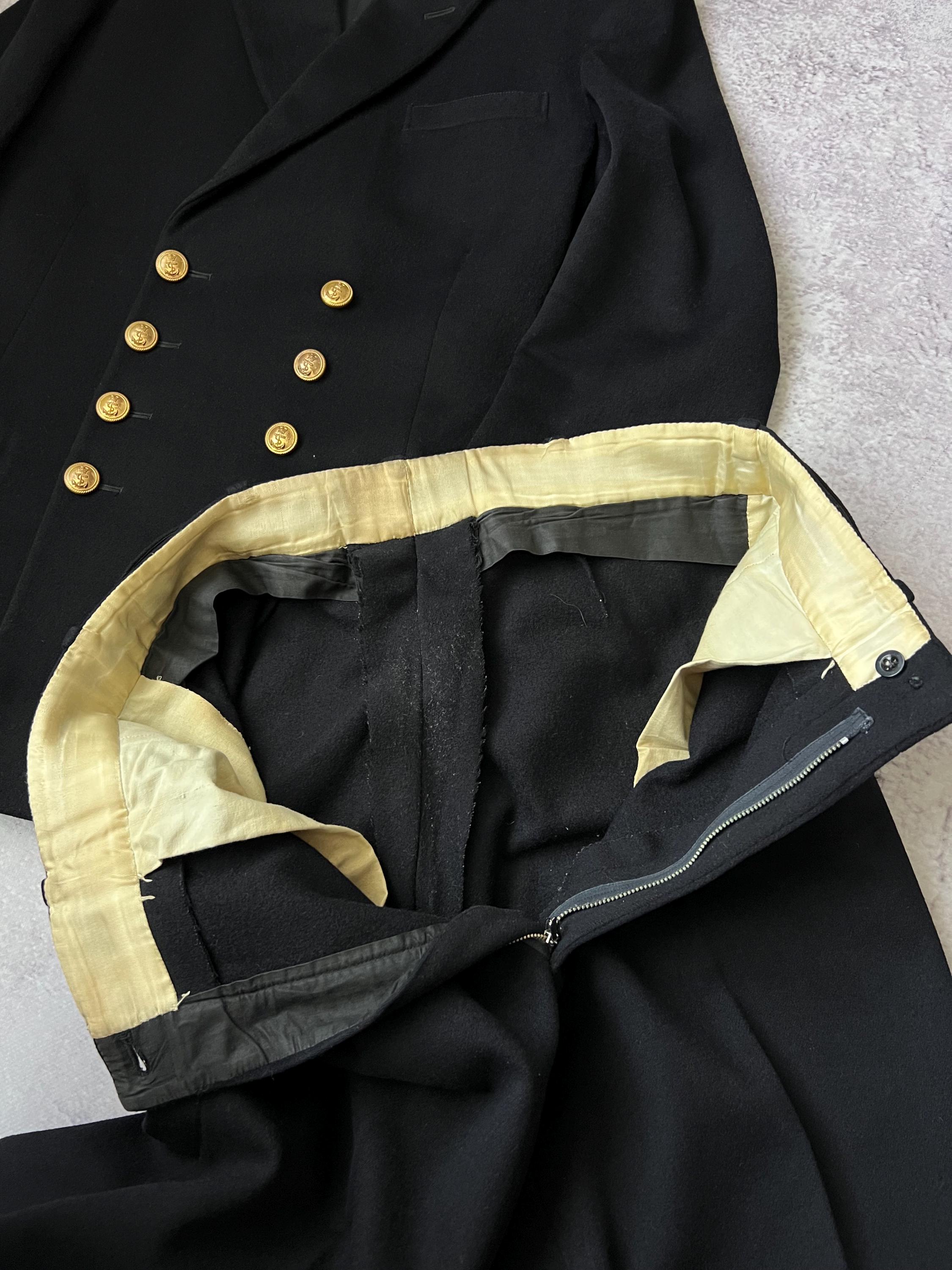 Gieves & Hawkes製ヴィンテージ英国海軍士官制服スーツ｜ダブル