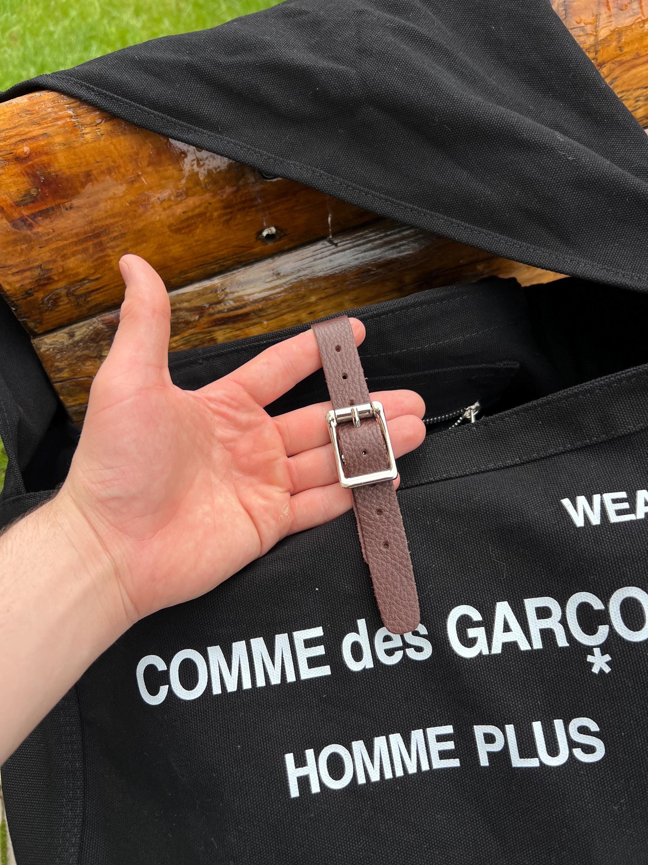 Винтажная сумка-мессенджер Comme Des Garçons Homme Plus из черной