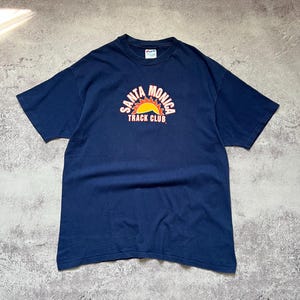 santa monica track club shirt