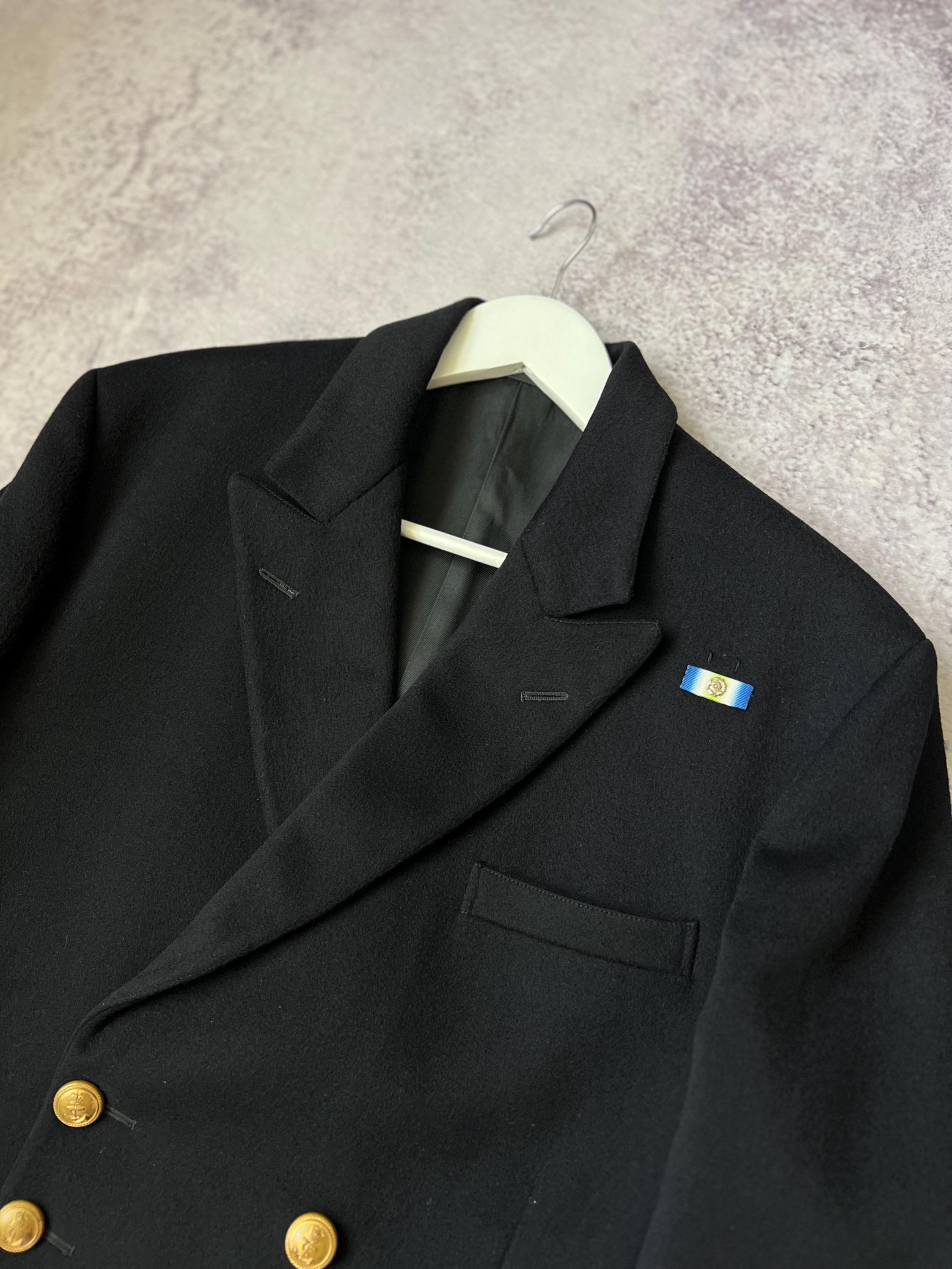 Gieves&Hawkes 50sヴィンテージ ネイビー ダブルブレザー Gieves & Hawkes製ヴィンテージ英国海軍士官制服スーツ｜ダブル