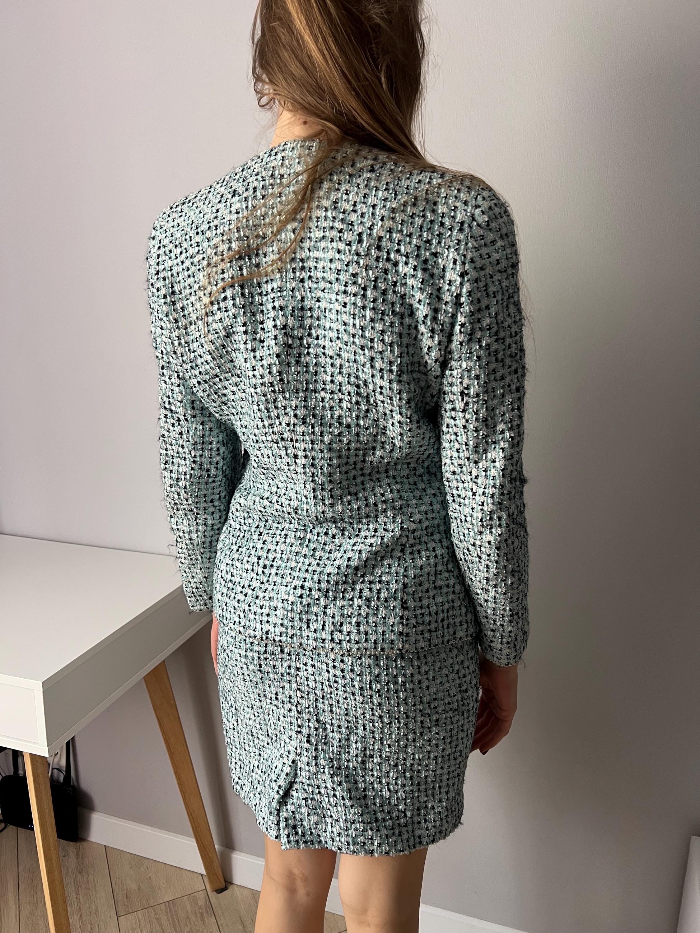 Vintage Escada Margaretha Ley Vintage Tweed Suit Set 2 Pieces 