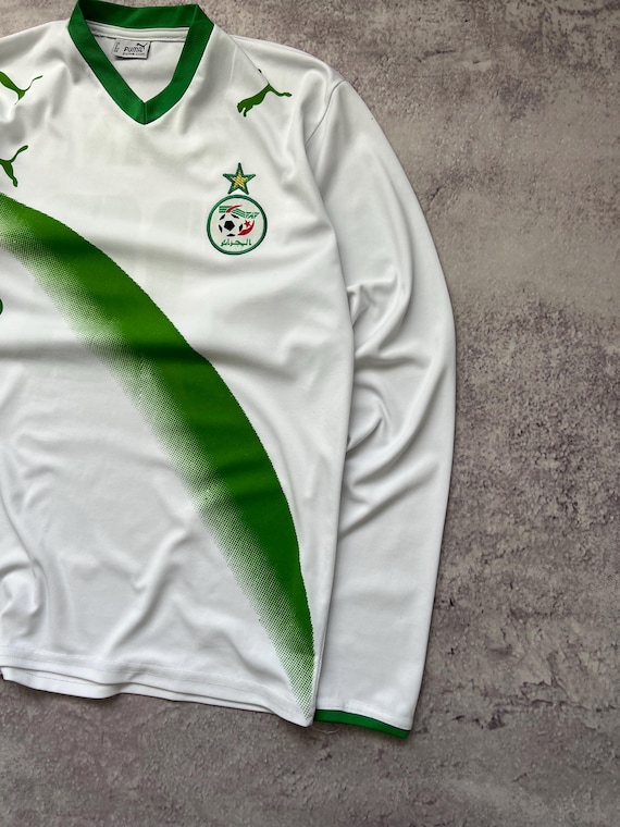 90s Retro Vintage Algeria National Soccer Football Jersey Ziani