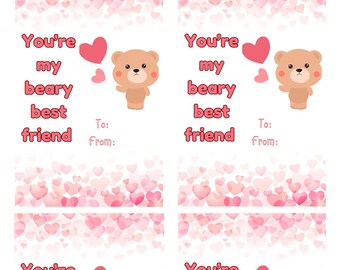 Teddy Bear Kids Valentine