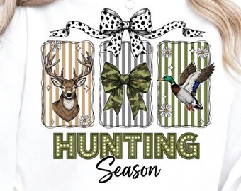 Hunting Season Png, Camo Bow Png, Fall Country Png, Deer Hunting Png, Coquette Hunting Shirt png, Outdoor Sublimation, Rustic Western Png