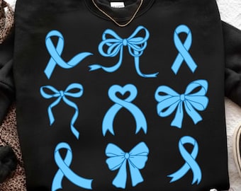 Diabetes Awareness Blue Coquette Bow PNG Shirt Design, Blue Ribbon, Fight Diabetes Awareness Design, Diabetes Fighter PNG Design
