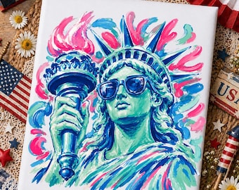 Lady Liberty PNG, Statue of Liberty PNG, Patriotic Coquette png Design, 4th of July Sublimation
