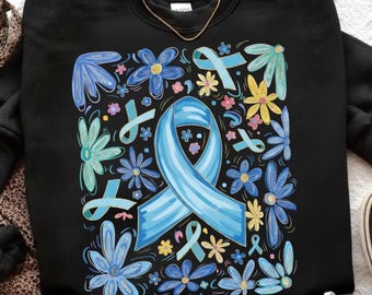 Diabetes Awareness PNG, Boho Hippie Floral, In November We Wear Blue, Diabetes Patient Gifts, Support Squad Shirt, Coquette Ribbon