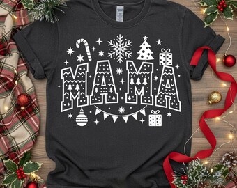 Christmas Mama PNG | Merry Mama PNG | Holiday Coquette PNG | Festive Christmas Vibes | Christmas Sublimation for Moms | Instant Download