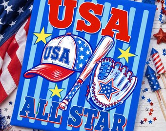 USA All Star PNG, 4 luglio Baseball PNG, Baseball patriottico PNG, Memorial Day PNG, Giorno della partita di baseball PNG, Baseball PNG, Stagione di baseball