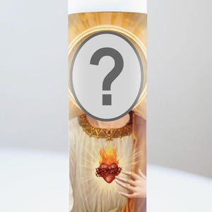 Custom Male Prayer Candle | Unscented | 7 Day Candle | Funny Unique Gift | Pet Loss Gift | Birthday | Memorial