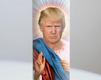 Trump Prayer Candle | Unscented 7 Day Candle, Political Gift
