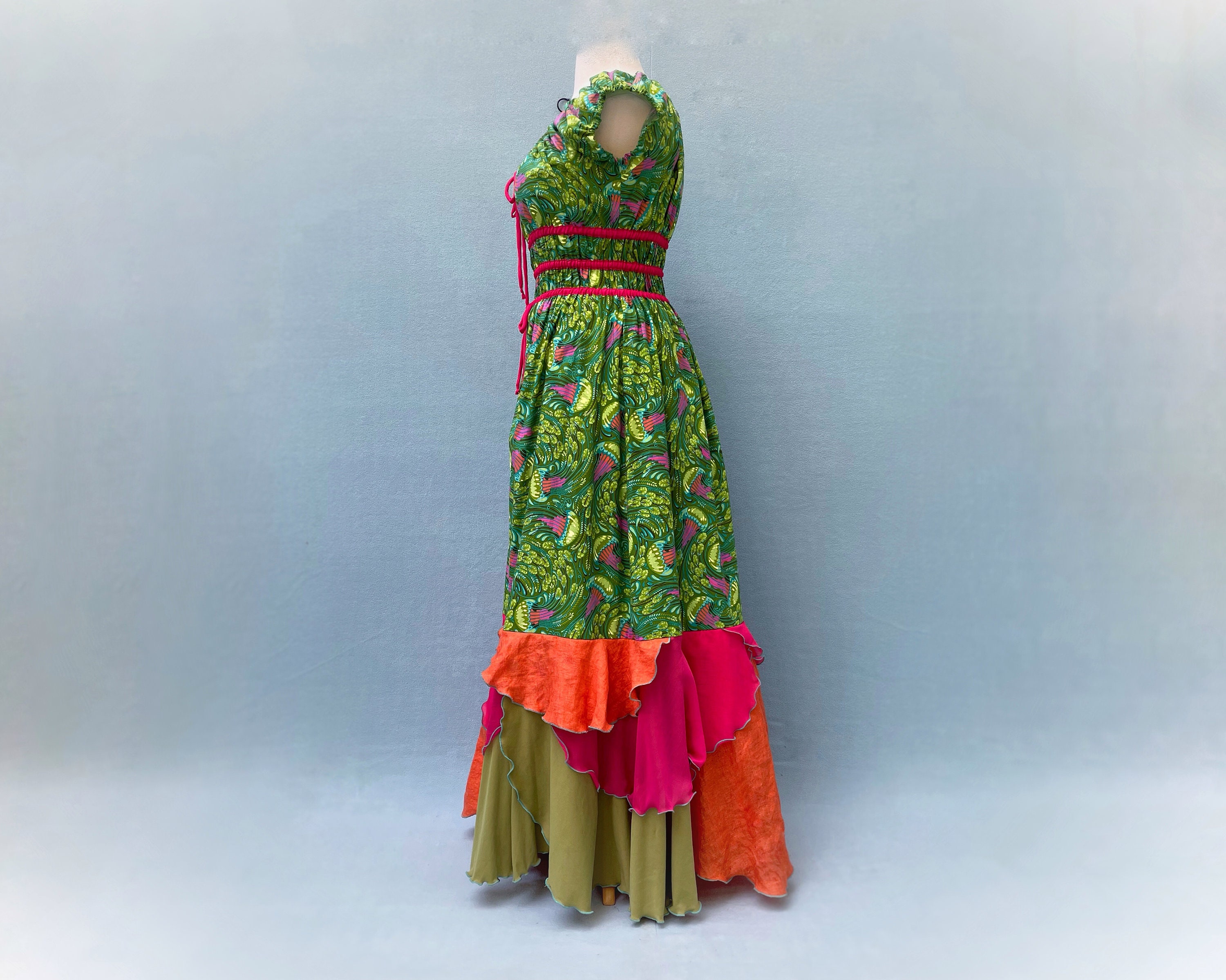 seaweed green color dress Soleil