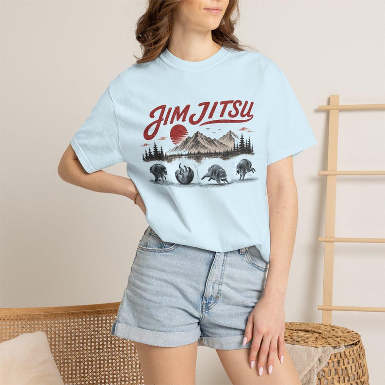 Jimothy Shirt, Jim Jitsu Shirt, Viral Seattle Raccoon Tee, Trendy Raccoon Meme Shirt, Jimothy racoon tee, oversize, famous Seattle raccoon image 3